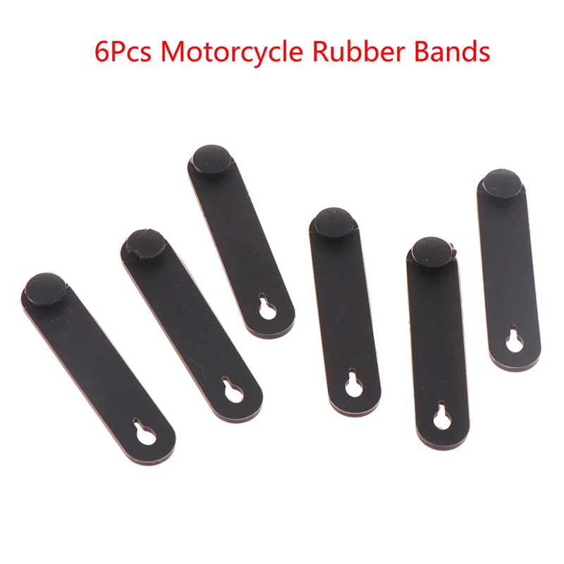 

6Pcs Motorcycle Rubber Bands For Frame Securing Cable Ties Wiring Harness Cables Accessories for Motobike Bike Car