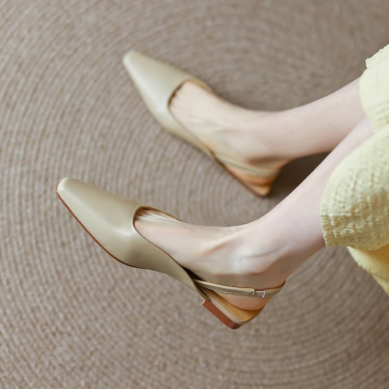 

Sandals 2022 Women New Summer Thick Mules Shoes Flats Slippers Party Ladies Shoes Dress Casual Beach Female Shoes Slides Zapatos