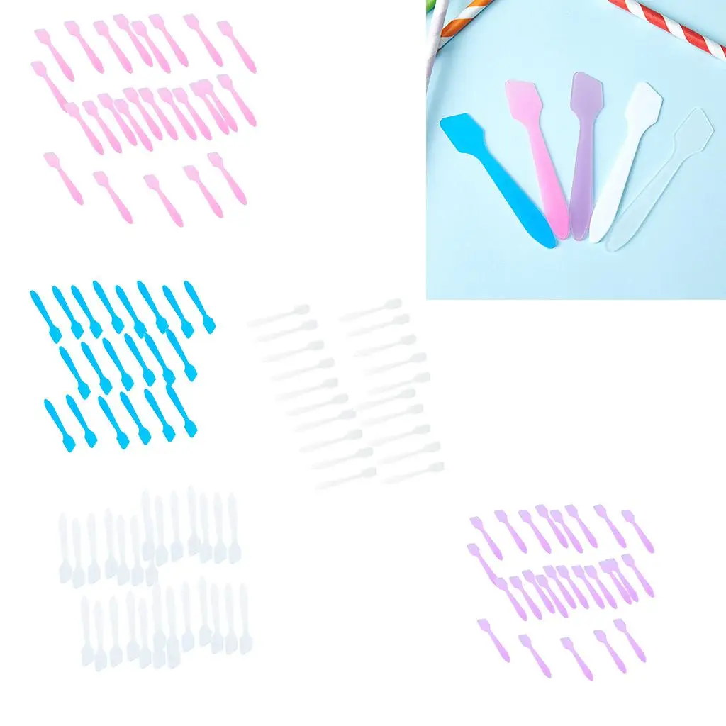 Пластиковая лопатка одноразовая Косметическая ложка для ухода за кожей