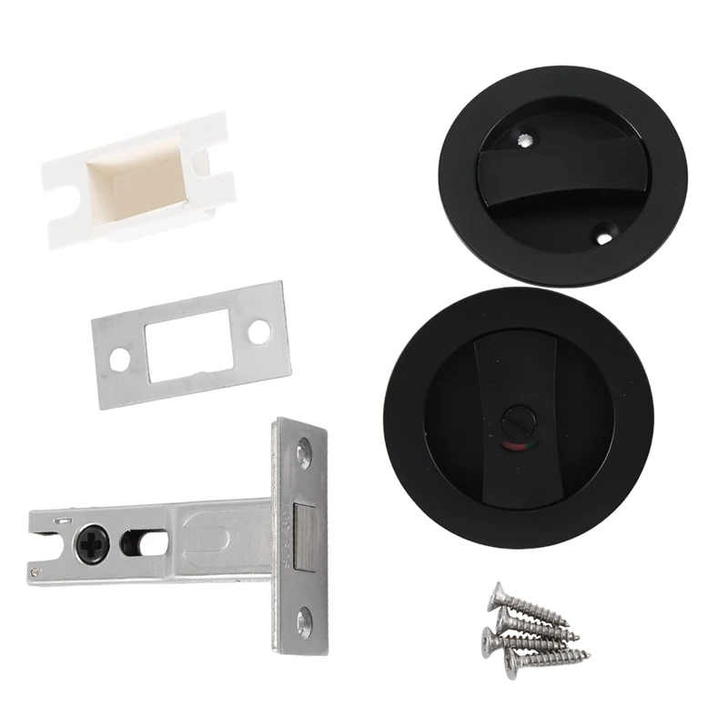 

Invisible Door Lock Round Flat Open Door Lock Square Bedroom Door Lock Home Door Bathroom Universal