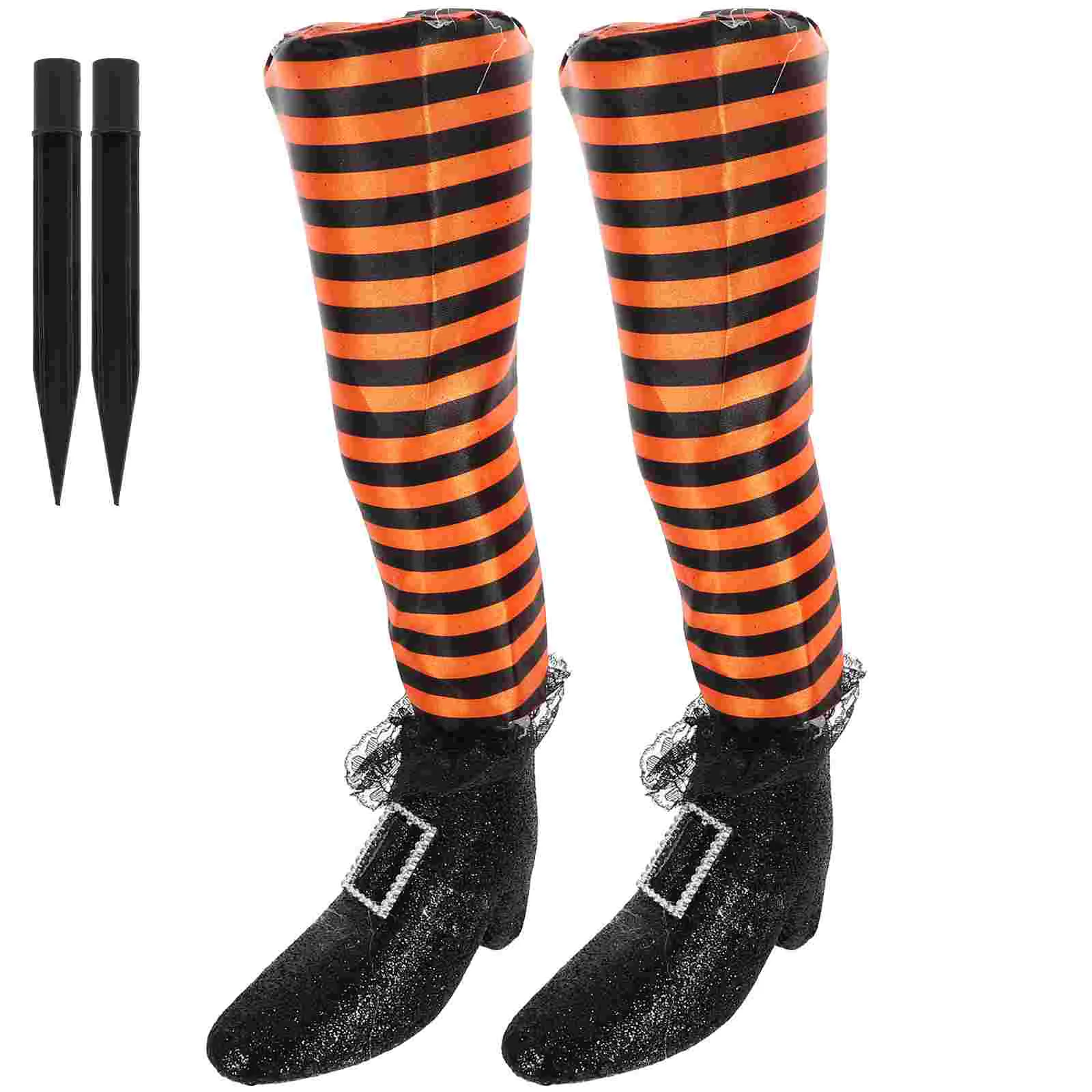 

Outdoor Sign Halloween Decor Ornaments Prosthetics Decorations Cloth Yard Witch Leg Signs