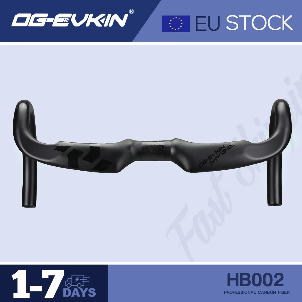 

OG-EVKIN HB-002-ES AERO Carbon Handlebar 31.8mm 400/420/440mm Road Drop Bar Black Carbon Road Bicycle Handle Bar Bicycle Parts