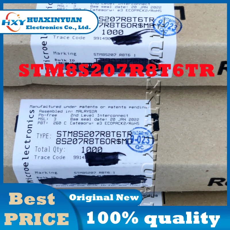 

1 шт./партия STM8S207R8T6TR LQFP64 STM STM8S STM8S207 STM8S207R8 STM8S207R8T6 новый оригинальный Ic-чип