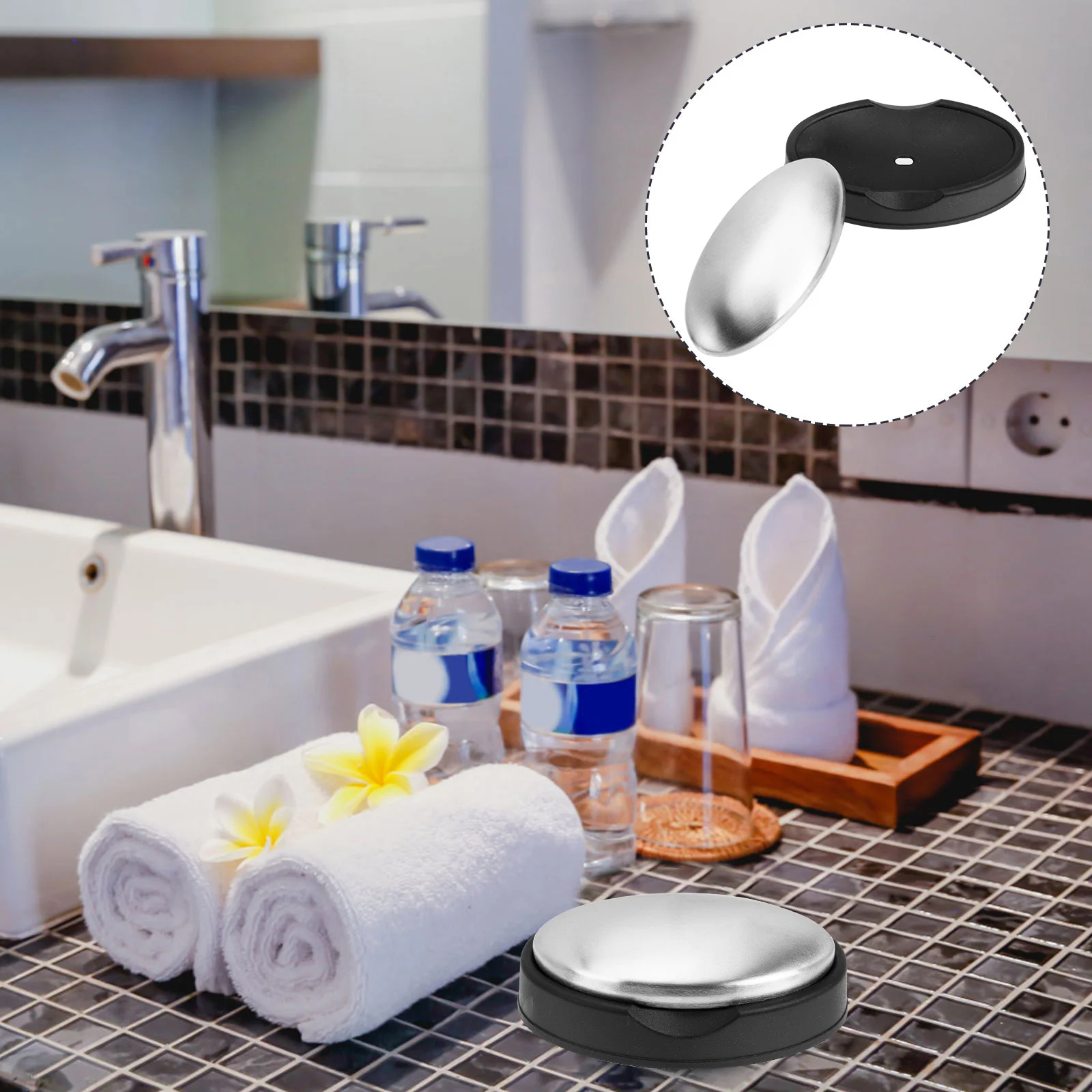 

Soap Stainless Steel Odor Bar Remover Metal Hand Garlic Cleaner Soaps Removing Onion Smellhands Tray Holder Deodorant