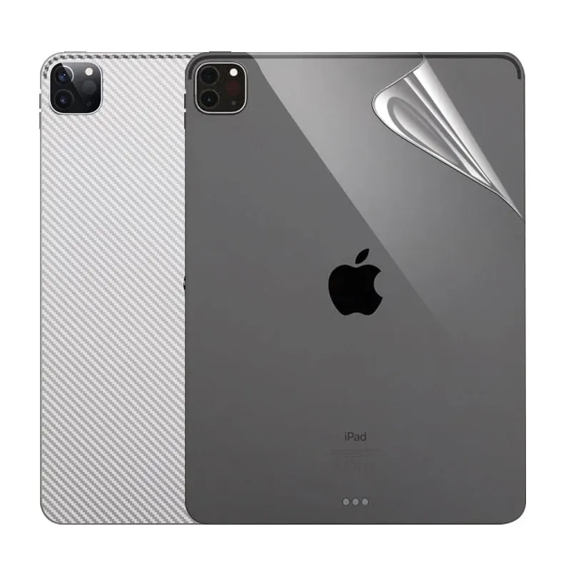 

2Pcs 3D Back Carbon Fiber Protective Film For Apple iPad 10.2 Pro 11 12.9 2020 Air 4 3 2 mini 4 5 6 Full Cover Screen Protector