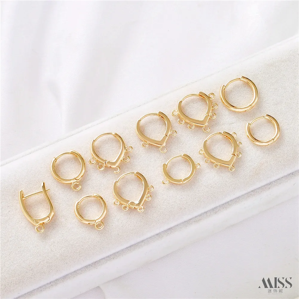 14K позолоченные персиковые сердца в форме круглые многофункциональные висячие