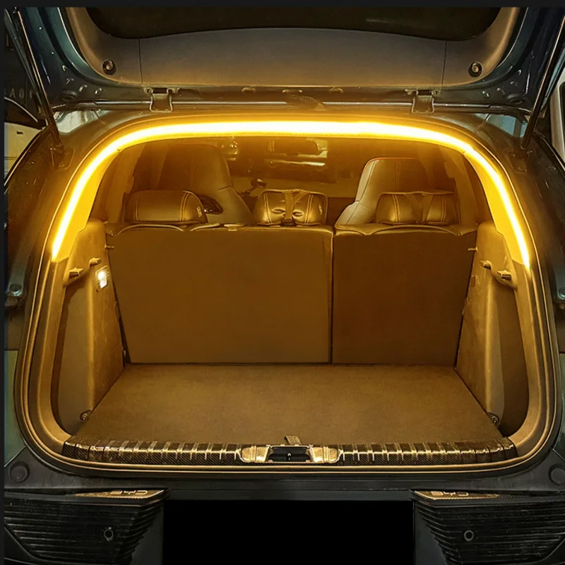Для Byd Atto 3 Ev Yuan Plus 2022 2023 Accesory багажник Освещение Atto3 задняя дверь Интерьер