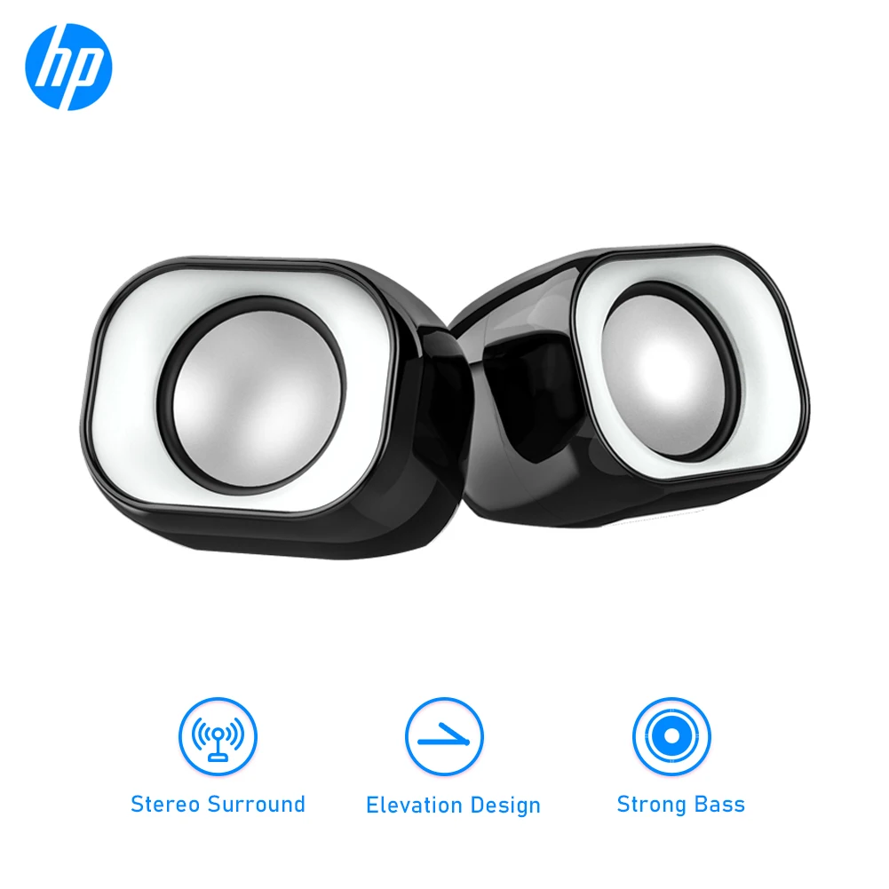 HP DHS2111 Multimedia Speaker Mini USB Stereo Surround Sound
