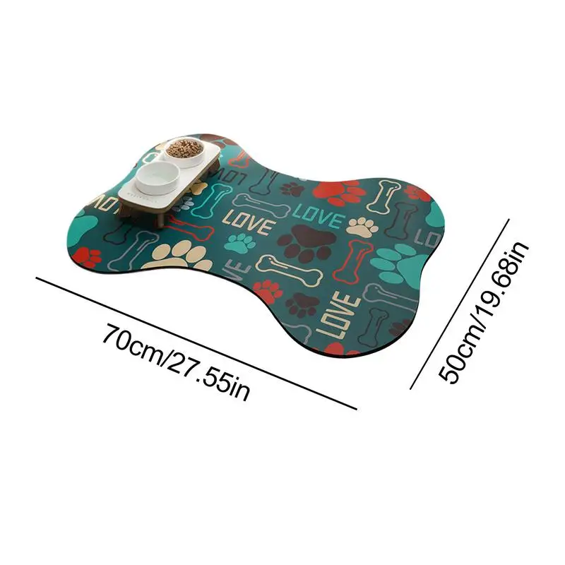 Коврик для кормления домашних животных противоскользящие впитывающие коврики