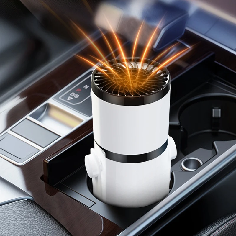 2 в 1 автомобильный обогреватель с поворотом на 360 градусов |