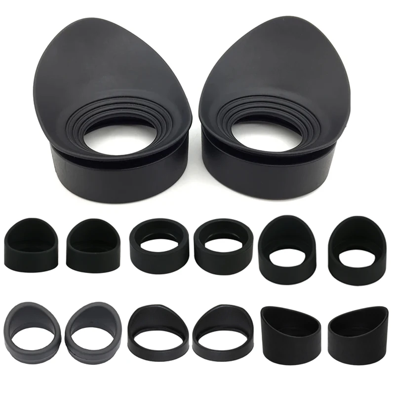 2 шт. внутренний диаметр 28-44 мм резиновые наглазники колпачки защита глаз для
