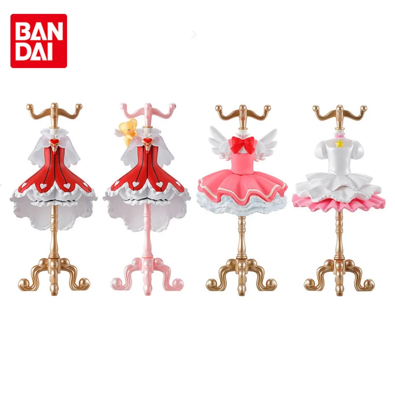 

Bandai подлинный гасяпон кардкаптор Сакура маленькая модель хранение ювелирных изделий собирать украшения кавайные аниме экшн-фигурки Gacha иг...