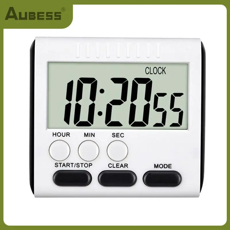 

Multifunctional Magnet Clock Reminder Tool Count-down Up Sleep Stopwatch Clock Loud Alarm Sports Learning Timer Kitchen Timer