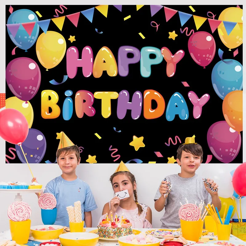 Красочный фон для дня рождения задний украшение дома 2024 подвесной декор товары