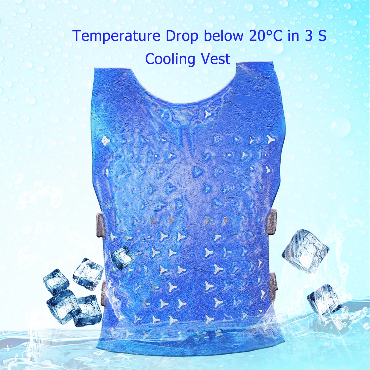 

Factory Supply 18-28 celsius adjustable temperature cooling jacket for driver