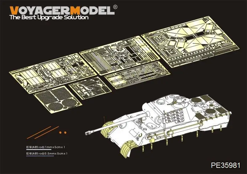 

Voyager PE35981 1/35 scale WWII German Panther A Tank Basic(For TAKOM) assemble