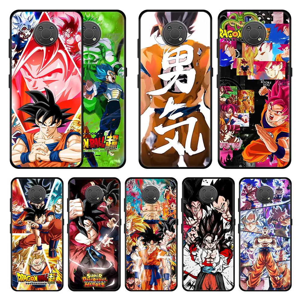 

Dragon Ball Z Crystal Case Cover for Nokia G10 G20 G11 G21 G50 5.4 7.2 C20 C21 C30 X20 XR20 X10 3.4 Casing Soft Original Bag