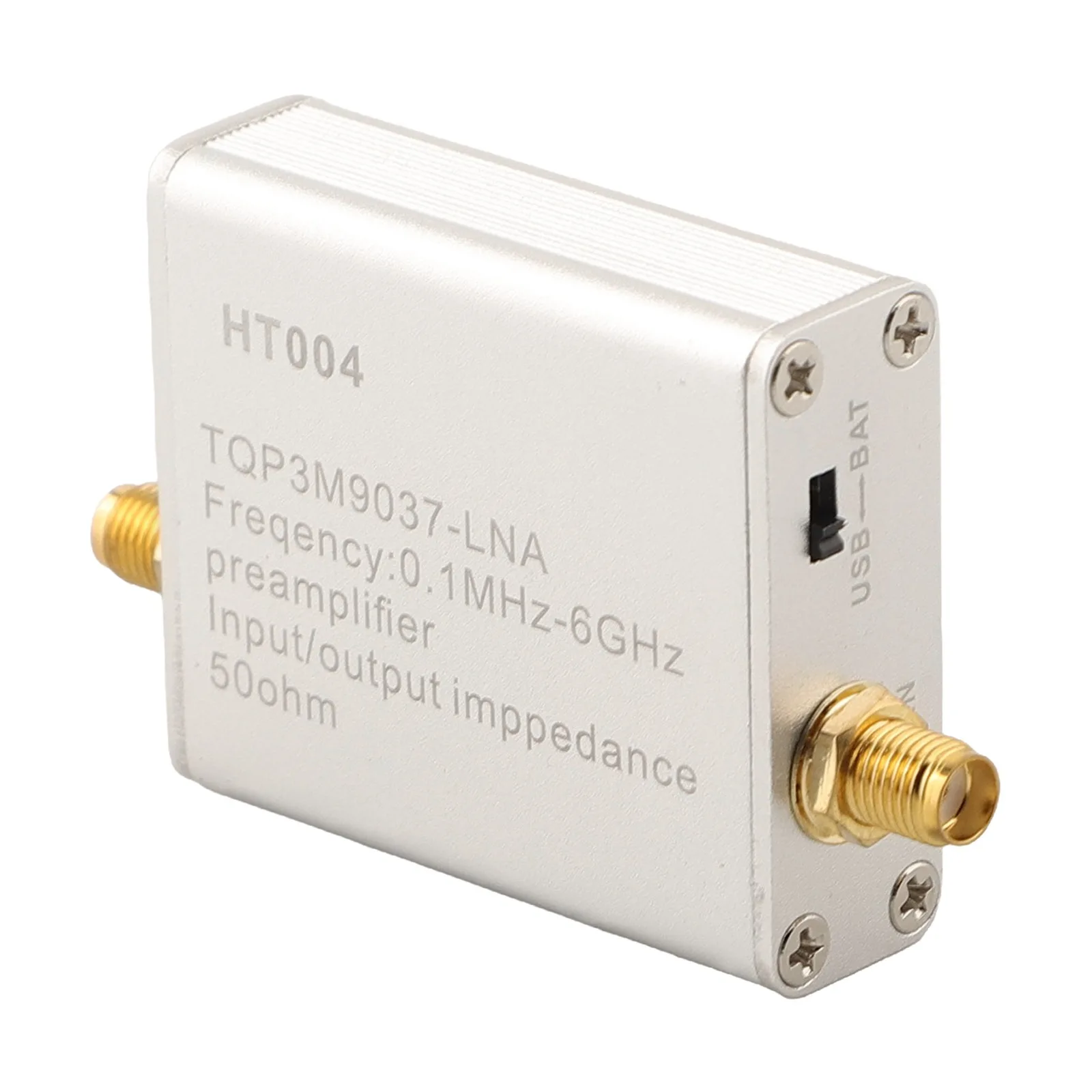 1 шт. HT004 0 МГц-6 ГГц 50 Ом малошумящий мегафонный модуль 20 дБ с USB-кабелем для