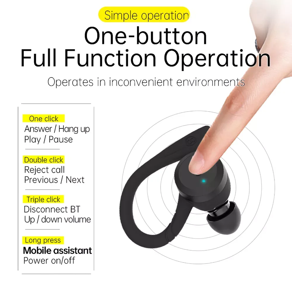 

Водонепроницаемые Bluetooth-наушники, TWS Ipx7