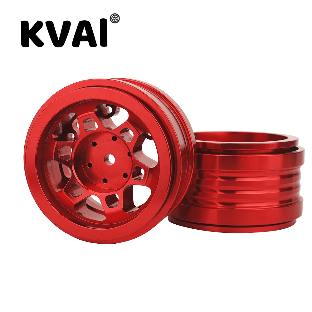 

CNC Aluminum 2.9” Beadlock Wheel Rim Hub for 1/6 RC Crawler Car Axial SCX6 Jeep JLU Wrangler Trail Honcho 4WD RTR Upgrade Parts