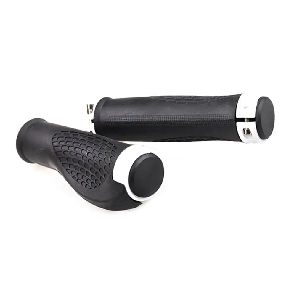 

1 Pair 13cm MTB Mountain Bike Handlebar Grips Anti-Skid Rubber Bicycle Grips Road Bike Lock On Handlebar Covers Cycling Parts