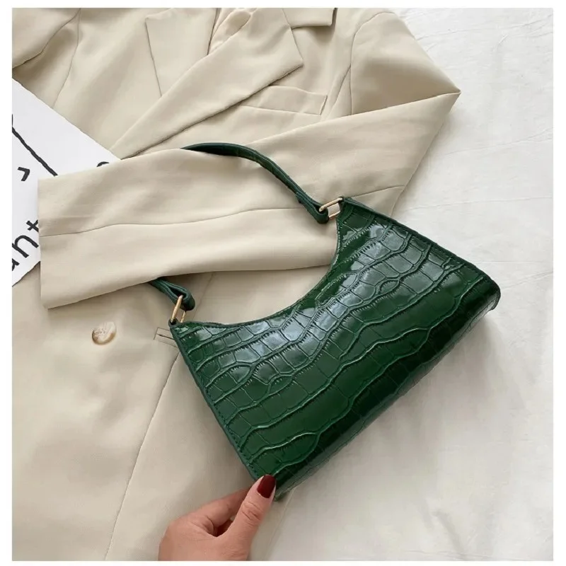 

Fashion Exquisite Shopping Bag Retro Casual Women Totes Shoulder Bags Female Leather Solid Color Handbag