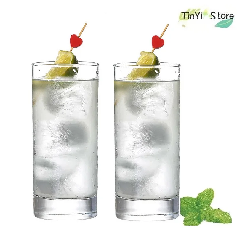 

Cocktails Milk Beer Cup Drinks Juice Party Tall Drinking Glasses Highball Clear Glass Cups Lightweight Durable Bar Glassware