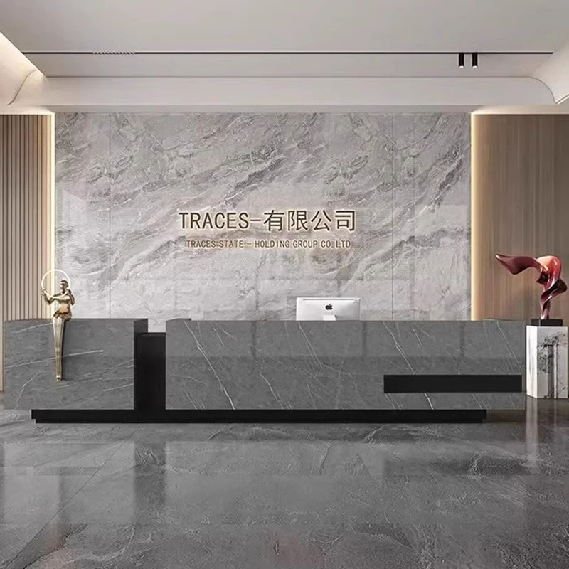 Роскошный офисный счетчик красоты Fisktion Роскошная мебель Современный приемный