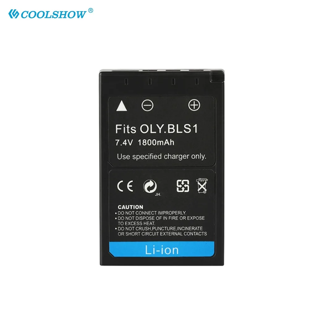 Фото Аккумулятор PS-BLS1 PSBLS1 1800 мАч для Olympus OLY. EP2 EPL1 EPL2 EP1 E-400 E-410 EVOLT E410 E-420 PS BLS 1, зарядное устройство для аккумуляторов камеры №5