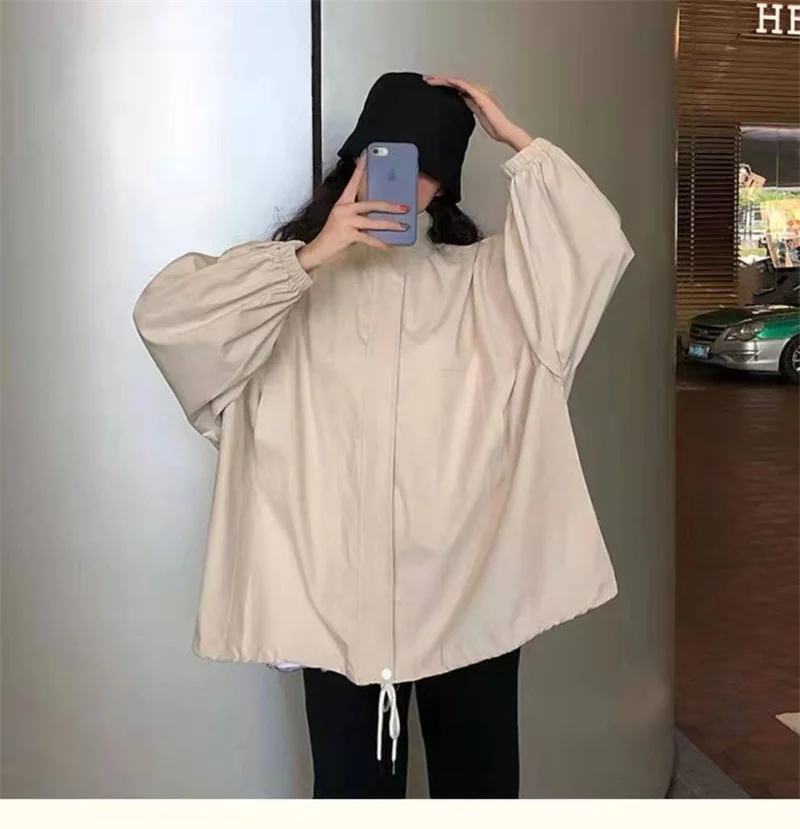 Куртка женская тонкая с воротником-стойкой весна-лето 2024