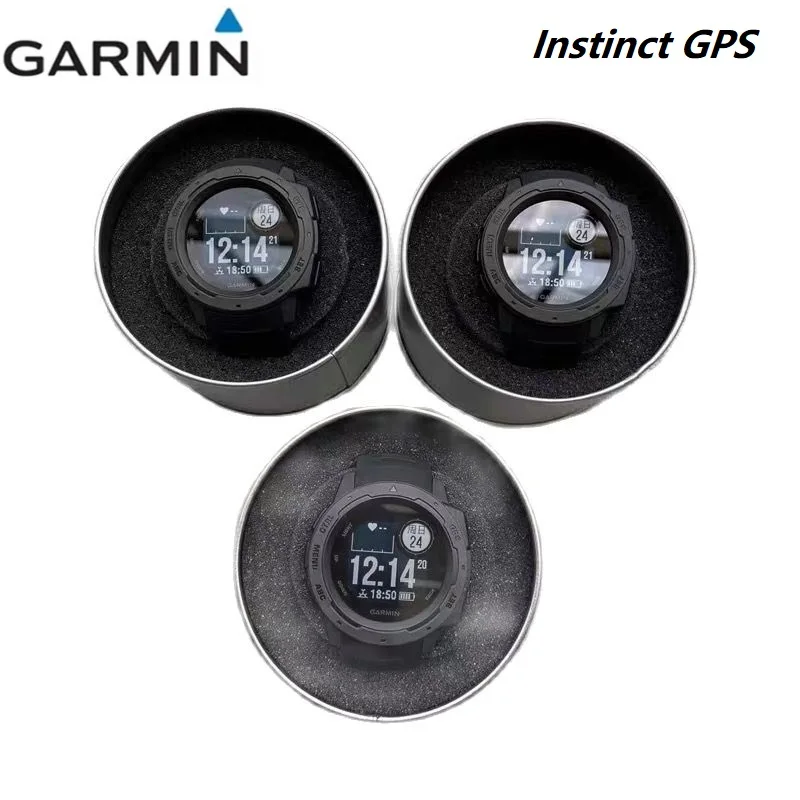 Смарт-часы Garmin Instinct GPS не работающие на солнечных батареях с функцией измерения