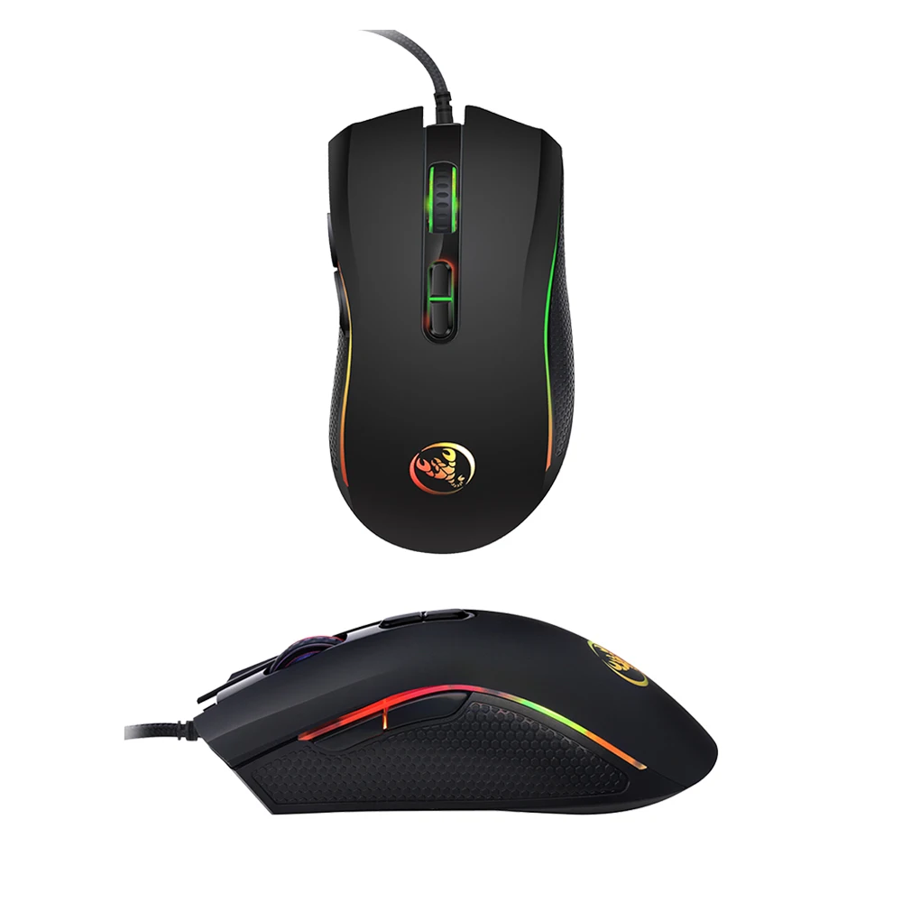 

High-end Optical Professional Gaming Mouse With 7 Bright Colors Led Backlit And Ergonomics Design 6 Buttons 3200dpi For Lol Cs