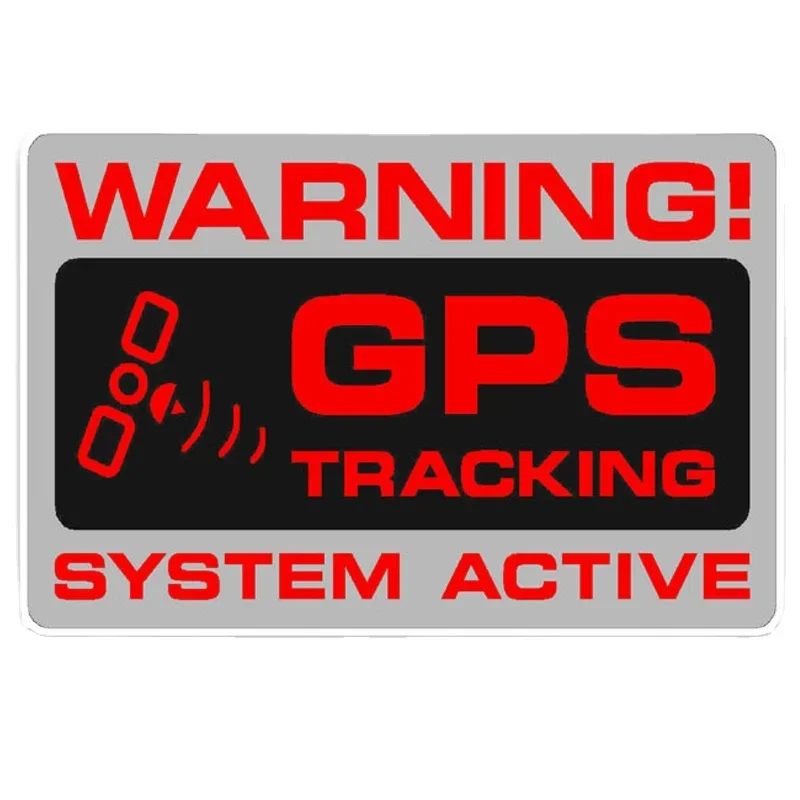 

Предупреждающая система автоматического слежения GPS, высококачественная автомобильная наклейка, водостойкая солнцезащитная виниловая наклейка из ПВХ,KK