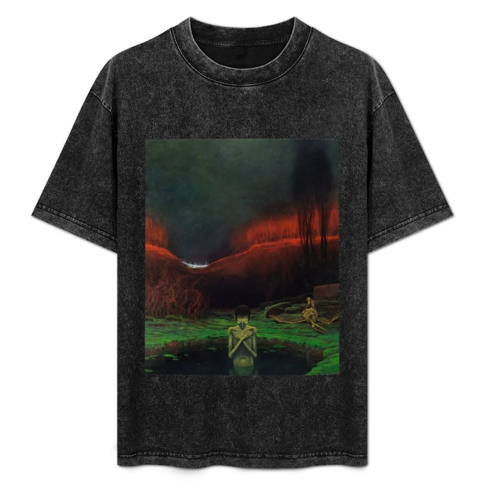 Футболка Beksinski футболка оверсайз с графическим рисунком мужская одежда