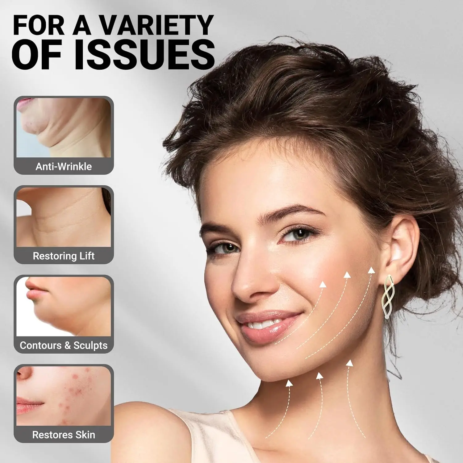 Маска для лица силиконовая V-лифтинг V-линия форма лифтинг бандажная маска