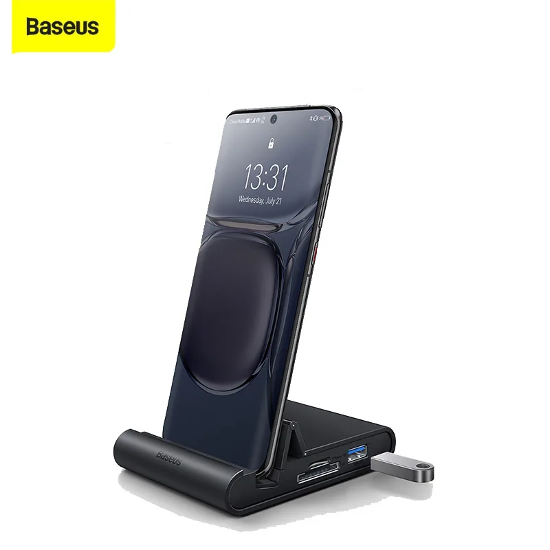 

Baseus Docking Station Dex USB C to USB 3.0 HDMI-compatible Dock Station For Samsung S22 S21 S20 Note 20 Huawei P40 Mate 30