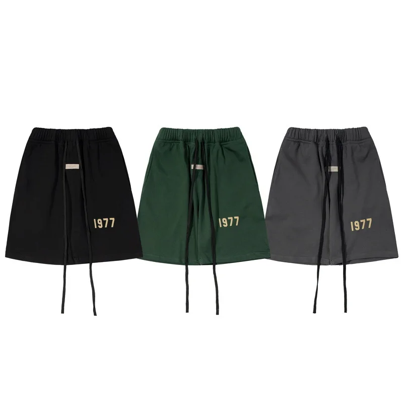 

Шорты Fw22 мужские из натурального хлопка, Модные свободные штаны с надписью и логотипом, в стиле «Лоренцо», 8 сезон, 100% хлопок
