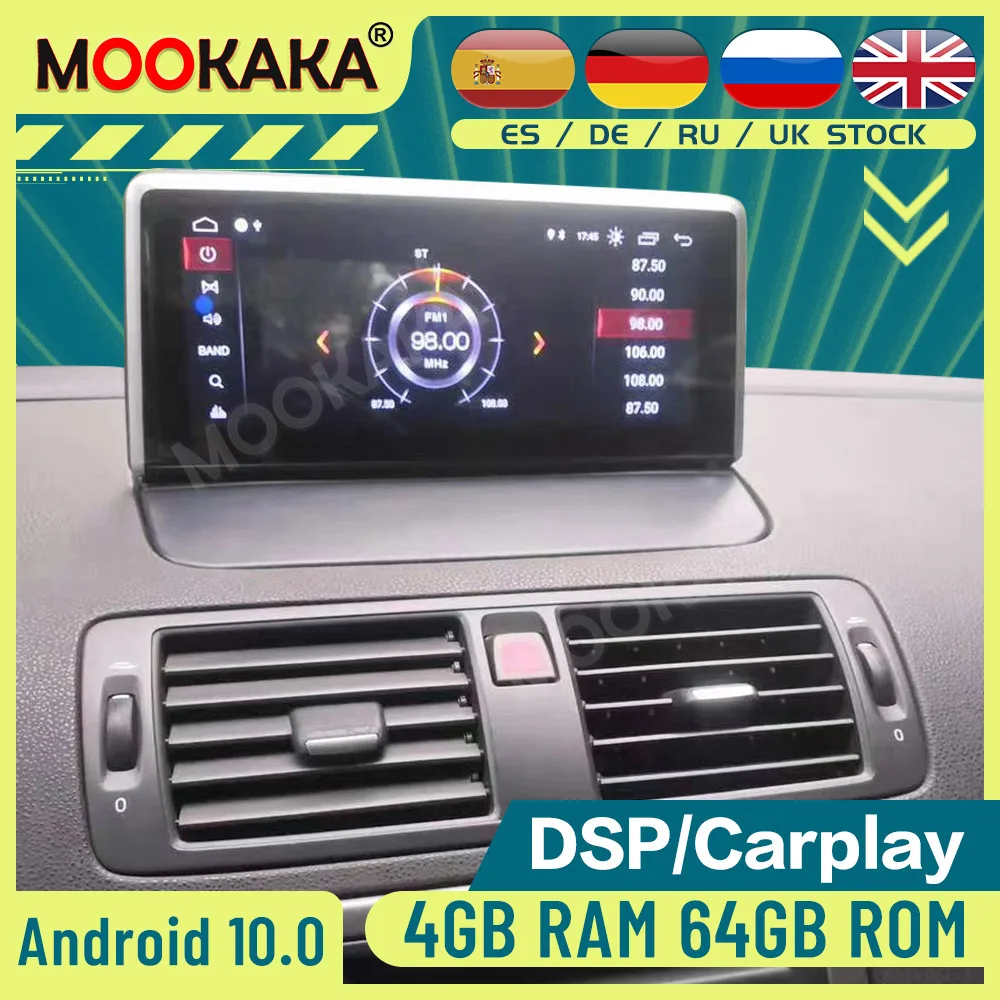 

Android10 6+128G Wireless Carplay 8.8" Screen For VOLVO S40 2004-2013 Stereo Auto Radio GPS Navi Multimedia DSP Player Head Unit