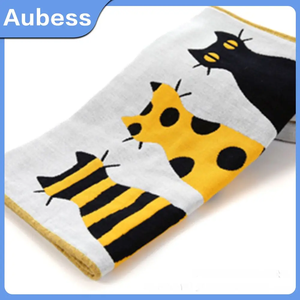 

Wash Towel Hangable Soft Towel Not Easy To Shed Hair Gauze Elegant Design With Soft And Skin Friendly Fabric Towels Soft Touch