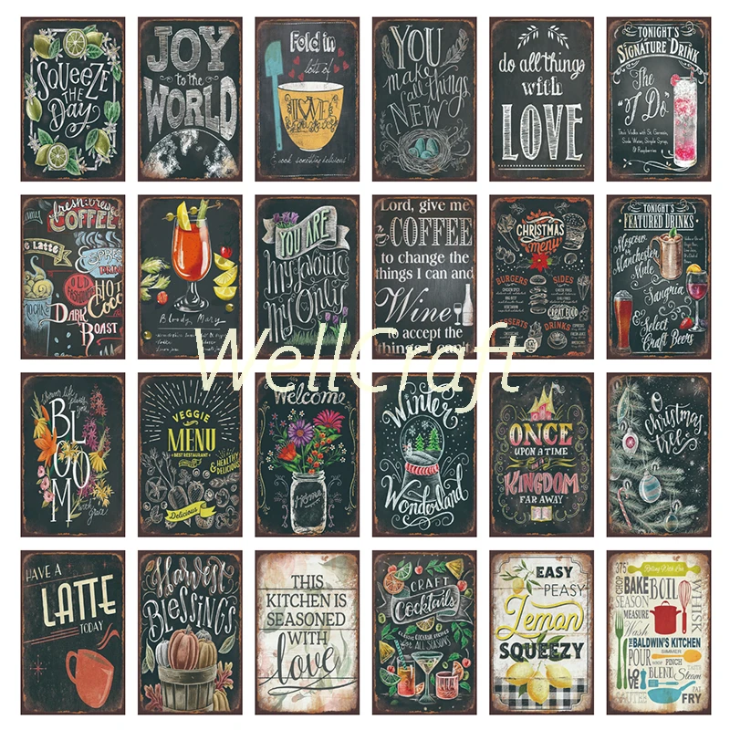 

[ Wellcraft ] Metal Tin Sign Wall Poster Iron Painting Pub WX68 20*30 CM