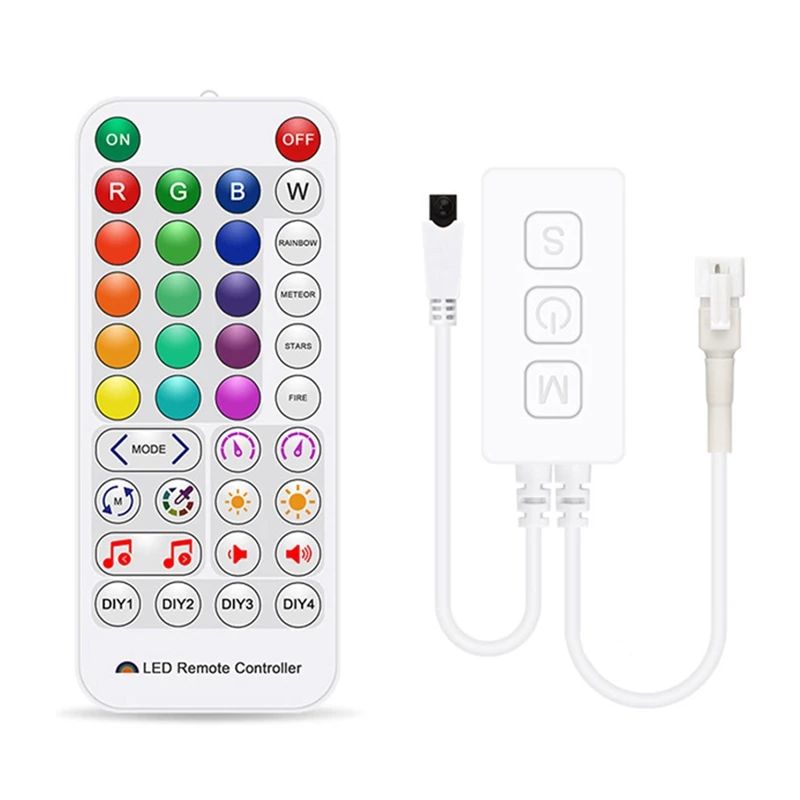 

Музыкальный светодиодный контроллер SP511E с Wi-Fi для Ws2812b Ws2811, адресная Пиксельная Rgb светодиодный ная лента, умное Голосовое управление