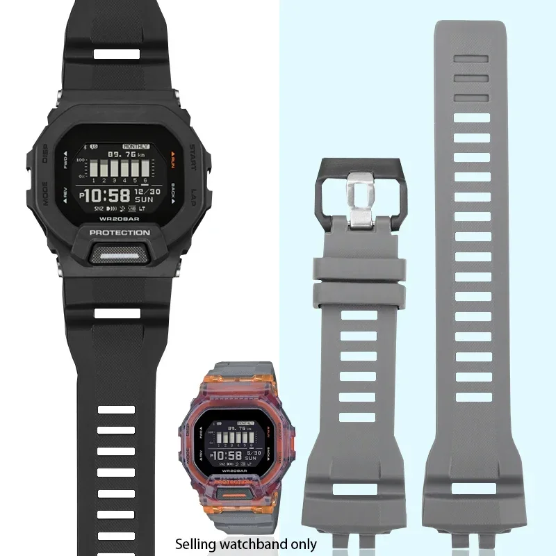 Фото Качественный полимерный ремешок для часов Casio G-SHOCK Series 3506 GBD-200-1AGBD-200RD-4, специальный силиконовый ремешок, мужской спортивный браслет №4