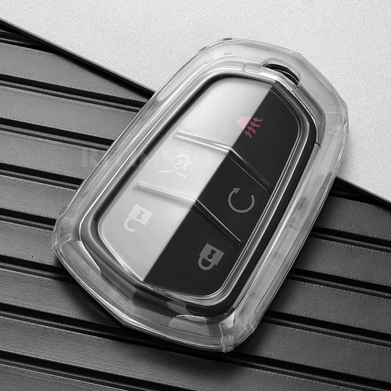 

Чехол для автомобильного дистанционного ключа для Cadillac ATS CT6 CTS DTS XT5 Escalade ESV SRX STS XTS ELR 2014-2018, аксессуары для ключей