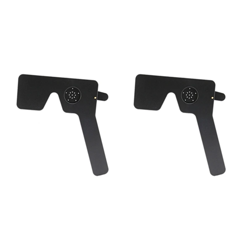 

2Piece Optometry Accessories Eye Shields Optometric Accessories Eye Shields Vision Adjustment Ruler Test Eyesight Black