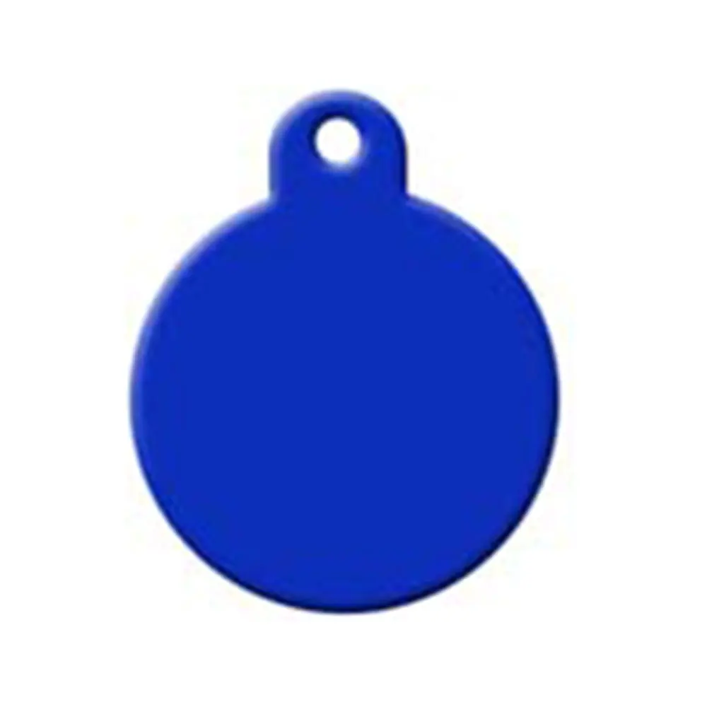 Фото 20 шт. круглых алюминиевых бирок на заказ, заготовки для брелоков, разноцветные персонализированные сувениры для рукоделия и декора №1