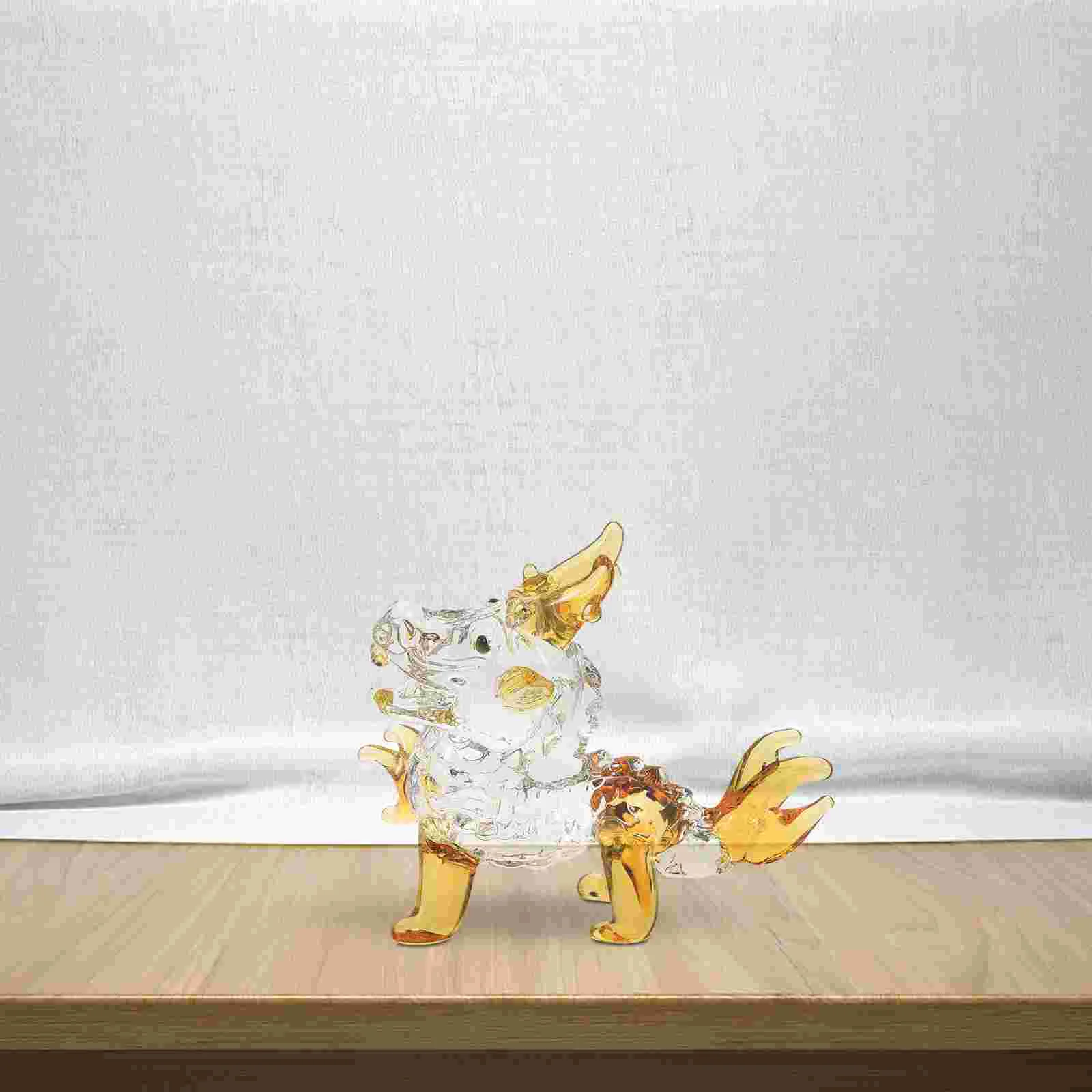 

Crystals Decor Tea Pets Animal Figure Statue Gifts Her Birthday Dragon Ornament White