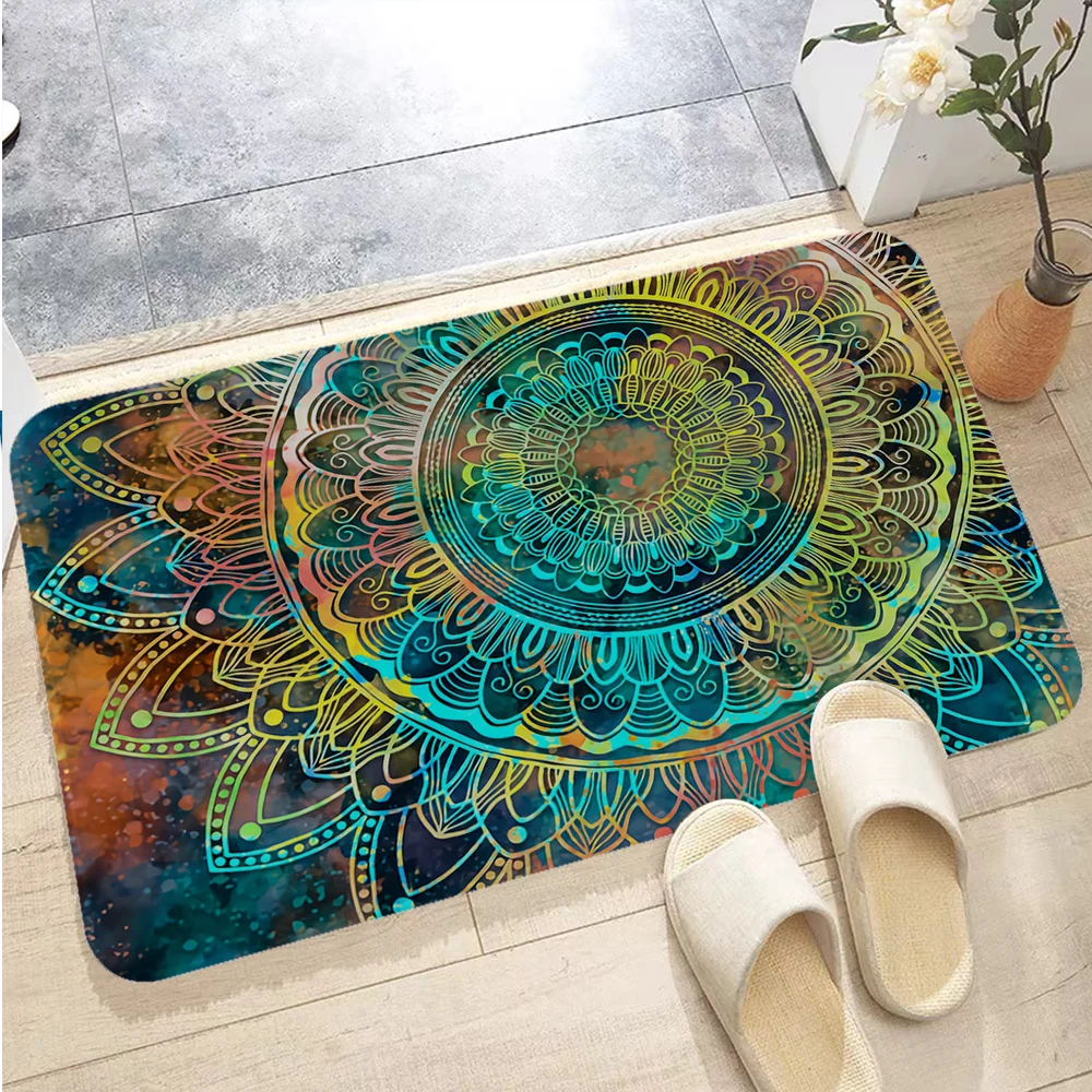 Современный декоративный коврик для гостиной балкона с принтом Цветной Кухонный