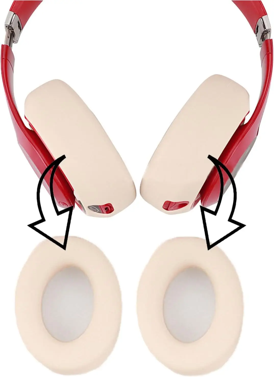 Силиконовые амбушюры для наушников защита от пота моющиеся