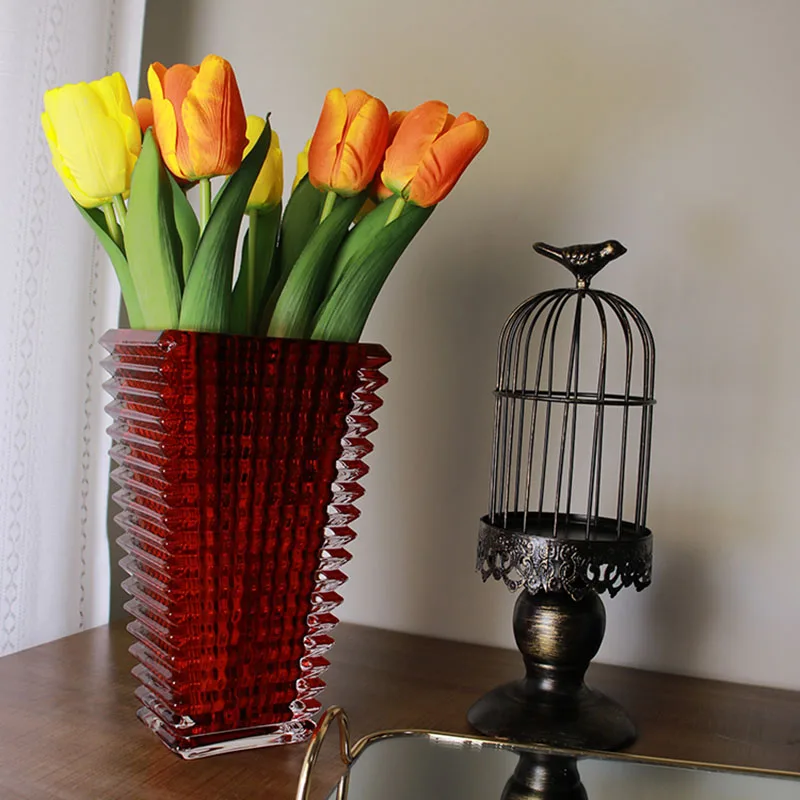 

Прозрачные стеклянные декоративные вазы в скандинавском стиле, круглые Современные хрустальные силиконовые формы, вазы для интерьера, Zimmer ...