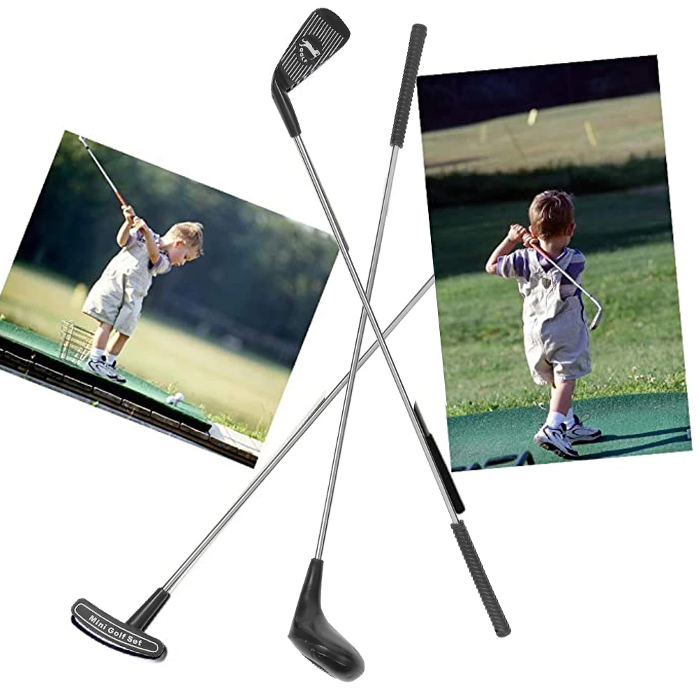 

Набор гольф-клубов 10 шт., детские игрушки для гольфа, набор уличных игрушек для малышей, дошкольников, развивающая игрушка, гладкая, без воло...